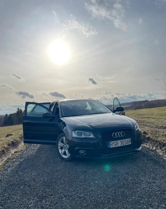 Audi A3 cena 38000 przebieg: 194000, rok produkcji 2011 z Biskupiec małe 121